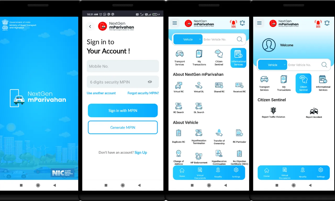 mParivahan App on Google Play Store
